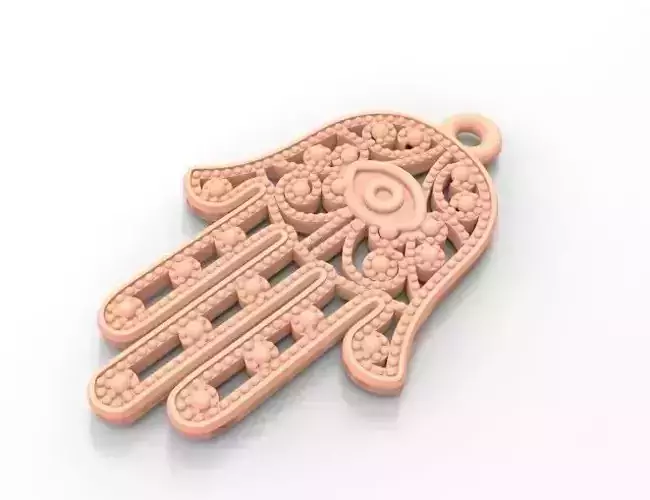 Hand of Fatima 3D print model