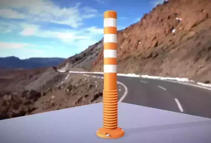 Traffic Delineator Flexipoller 1000mm low-poly