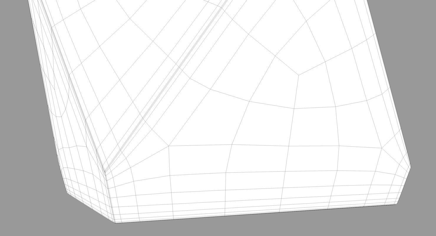 Hexagon Wood Ottoman-Chair 3D model_12