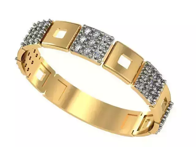 Ring squares 3D print model