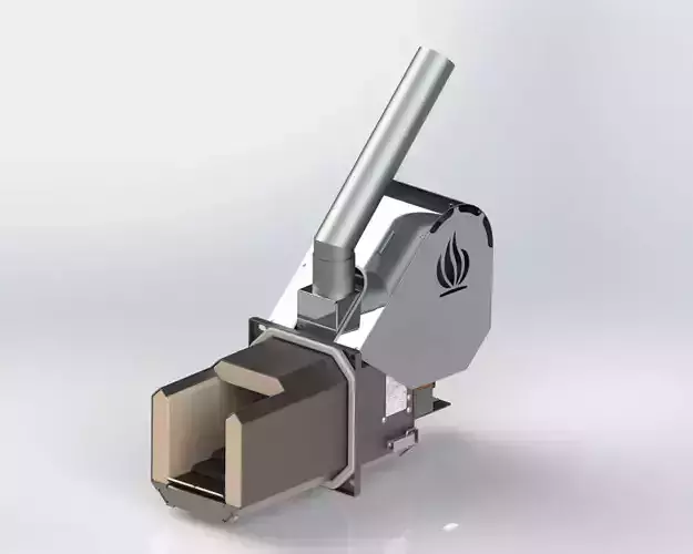 PELLET BURNER 3D model