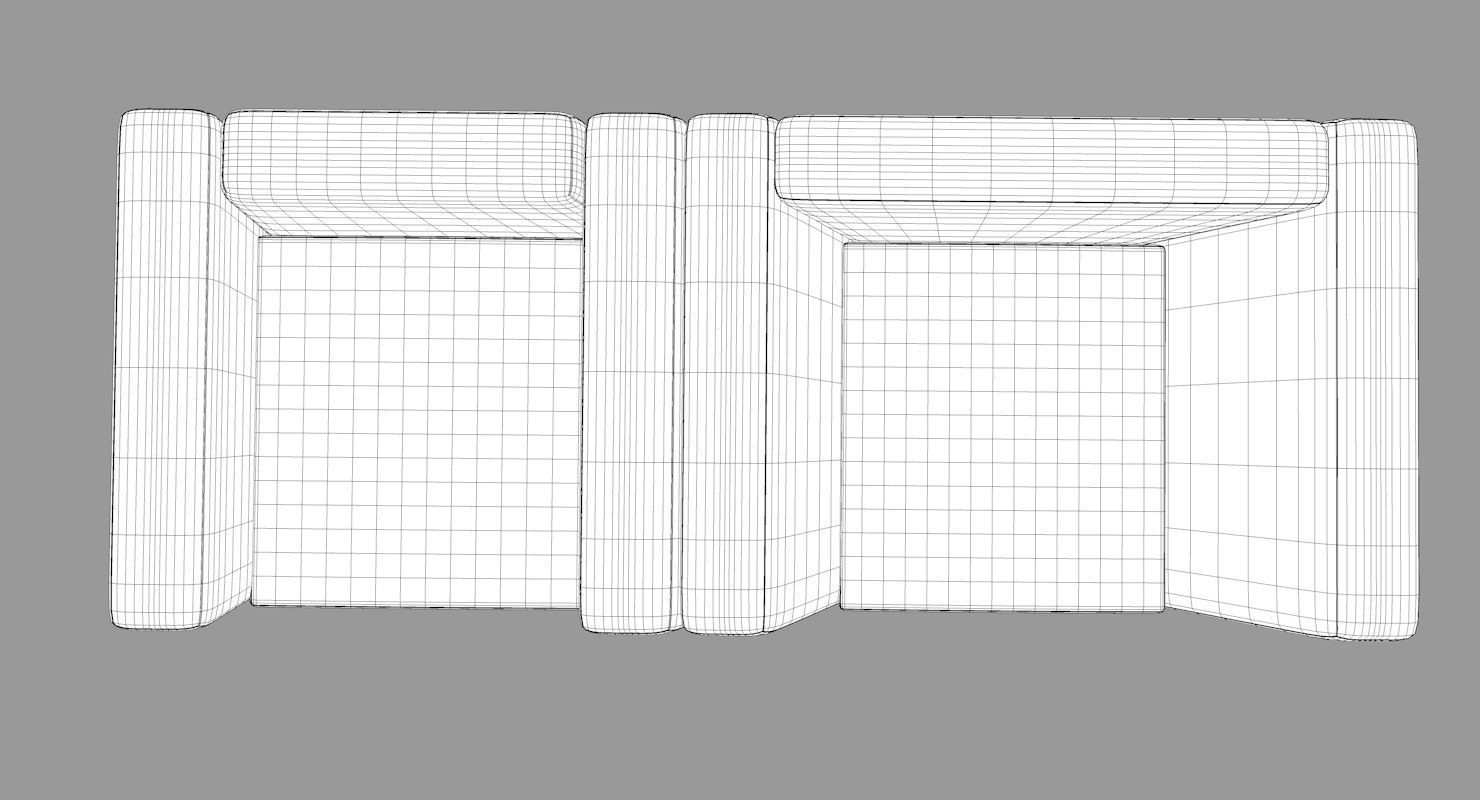 Modern Lounge Chair Set 3D model_11