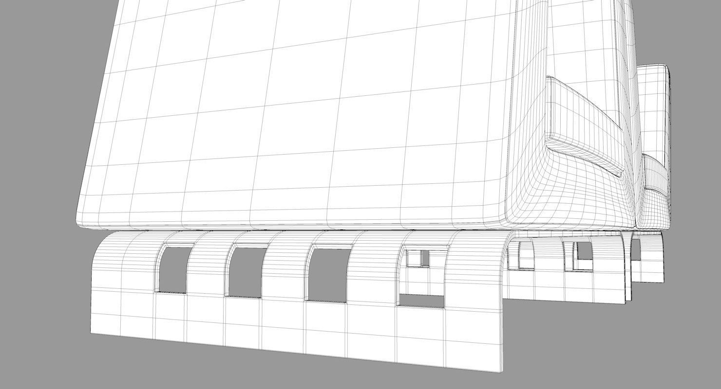 Modern Lounge Chair Set 3D model_14