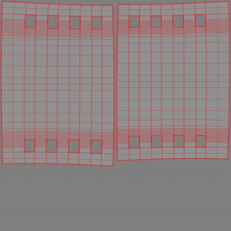 Modern Lounge Chair Set 3D model_10