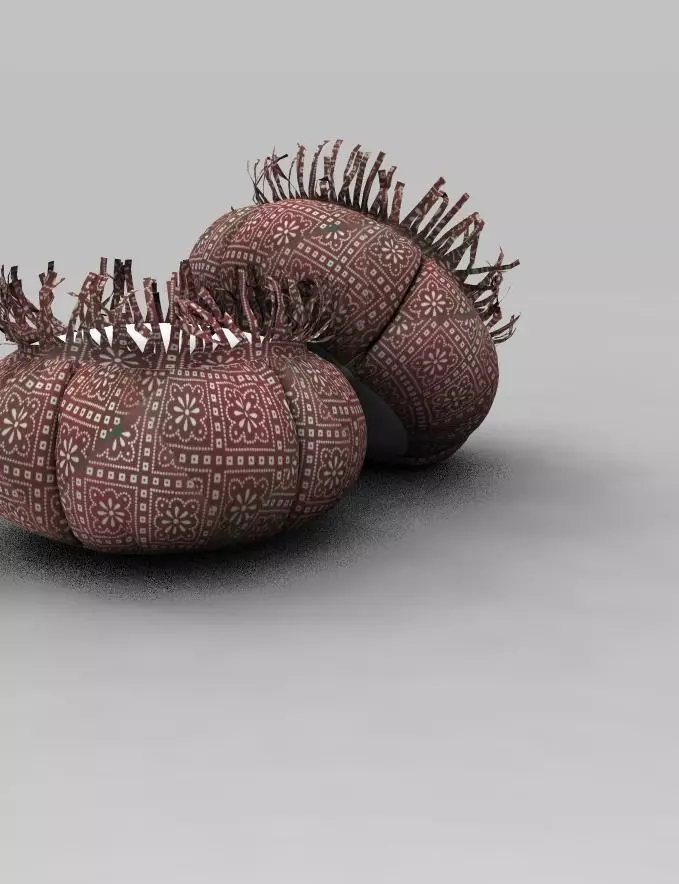 UNIQUE PILLOW Low-poly 3D model_0