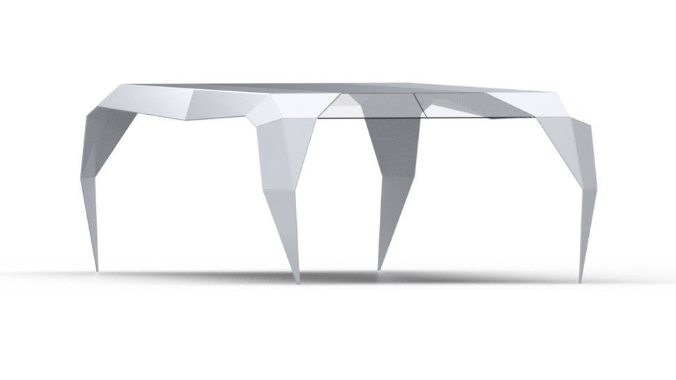 PBR SP Table By Serge Rodionov Low-poly 3D model_4