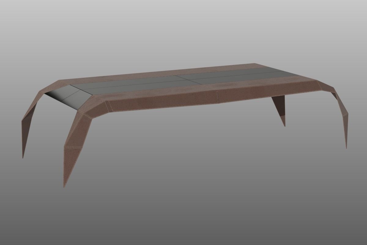 PBR SP Table By Serge Rodionov Low-poly 3D model_13