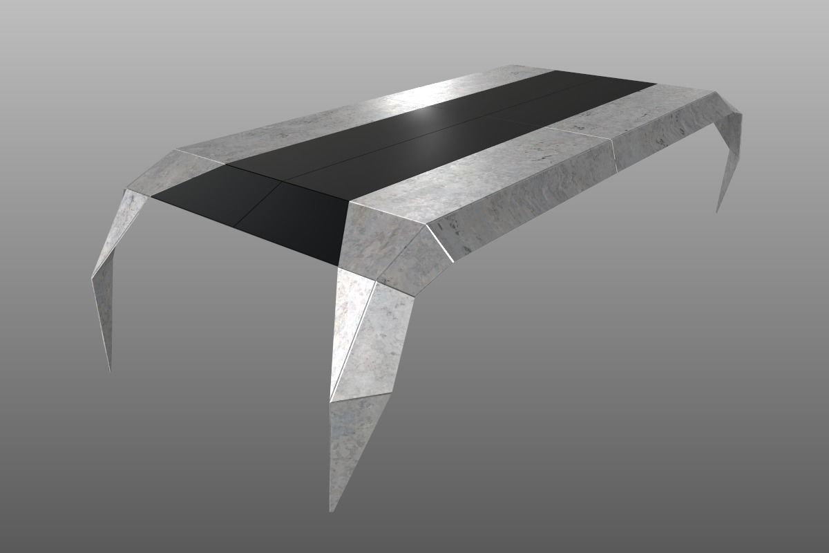 PBR SP Table By Serge Rodionov Low-poly 3D model_32
