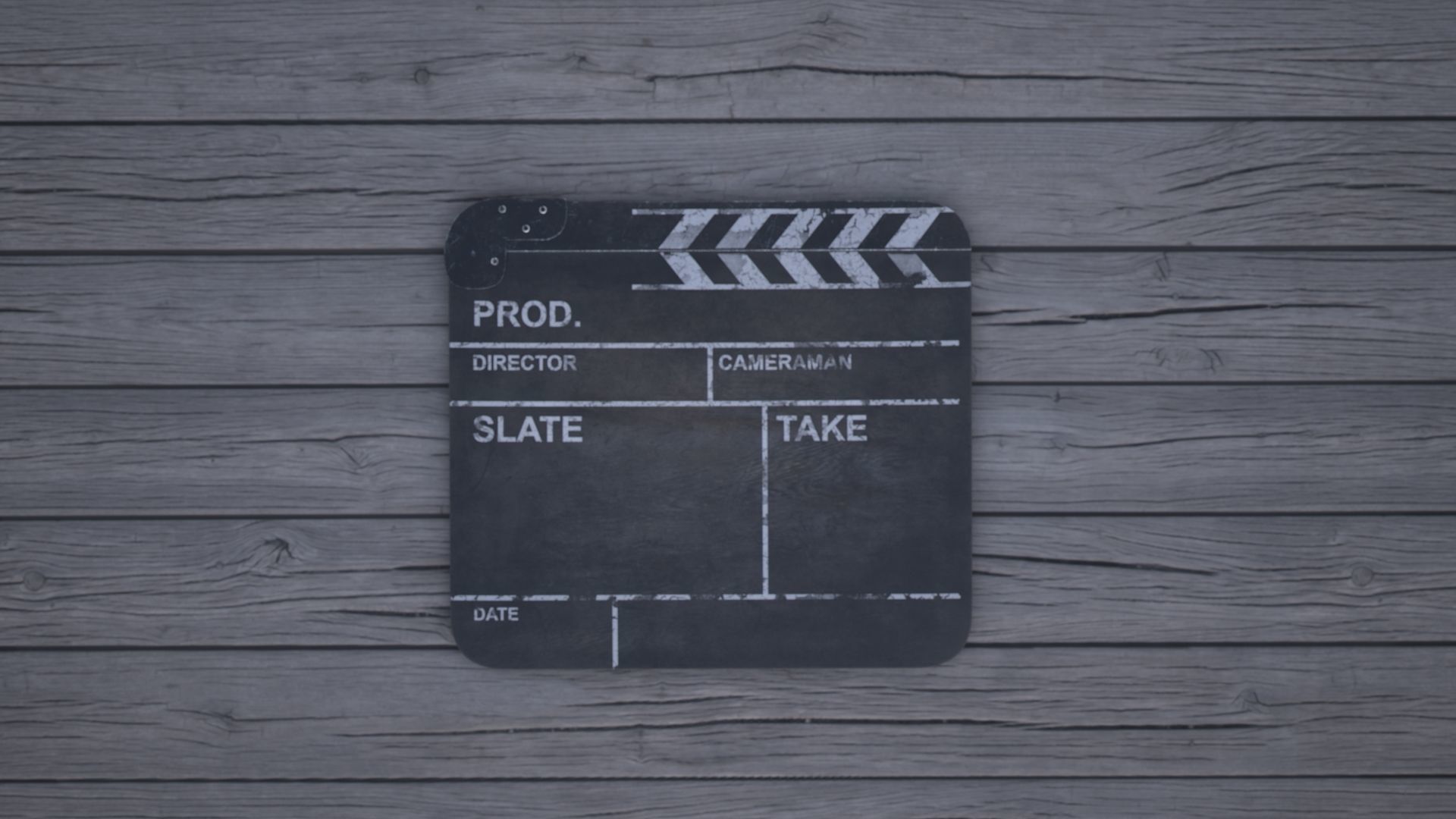 Movie Slate 3D model_4