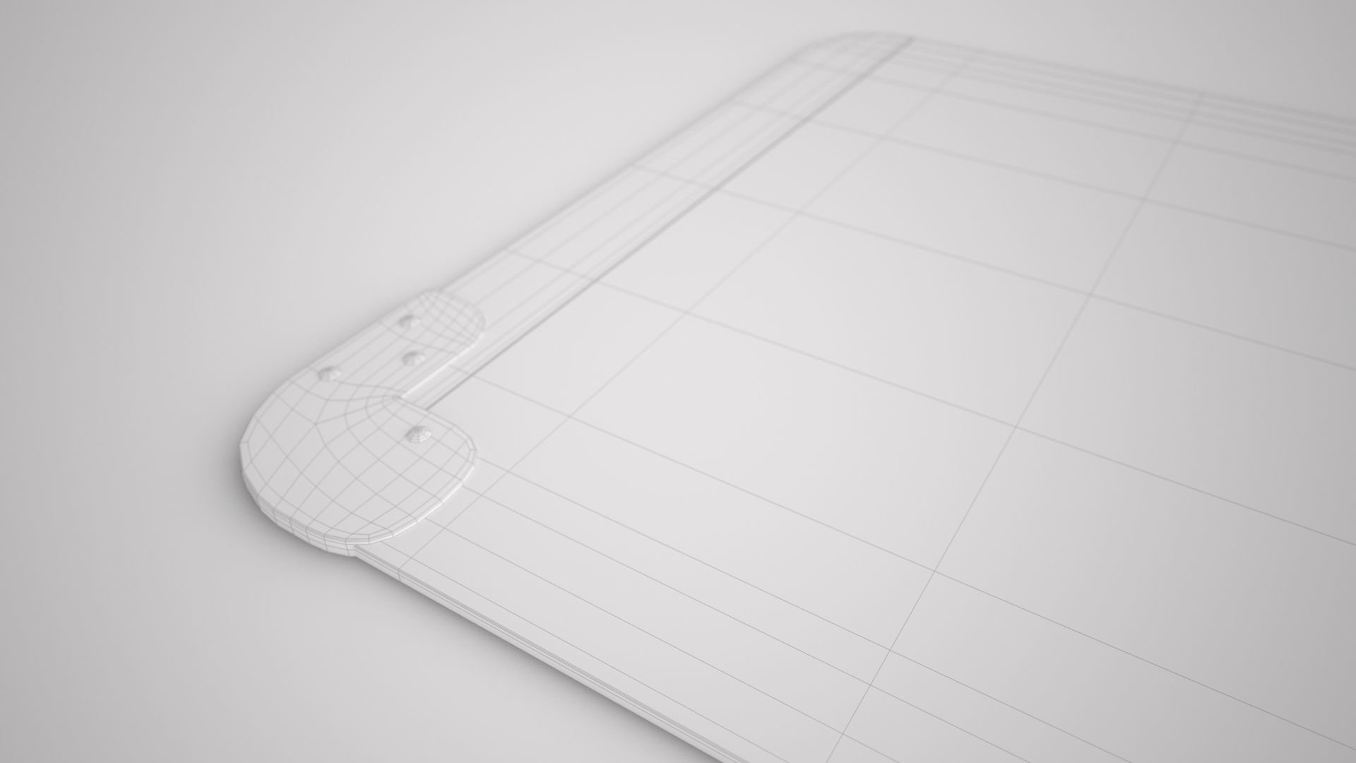 Movie Slate 3D model_1