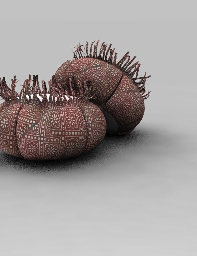 UNIQUE PILLOW Low-poly 3D model_1