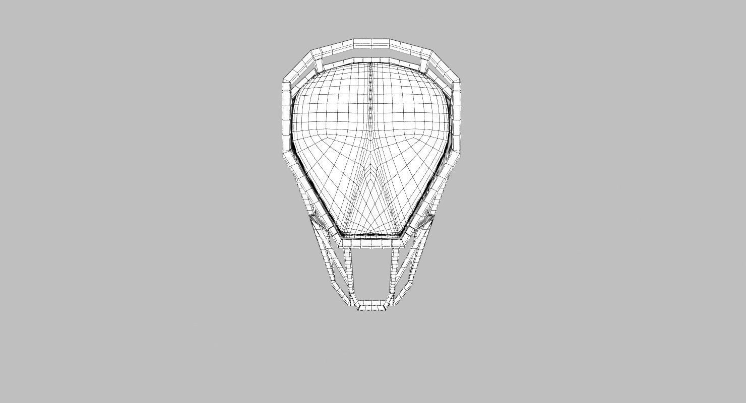 Modern Minimalistic Octa Stool Low-poly 3D model_7