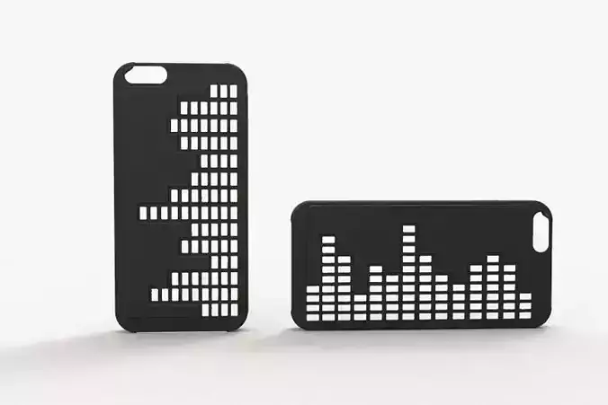 Iphone 6 case - Equalizer 3D print model