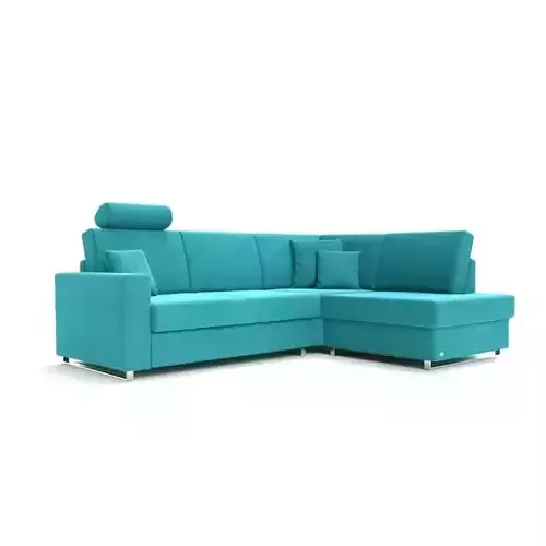 JECH Tiffany sofa-fabric 3D model 3D model