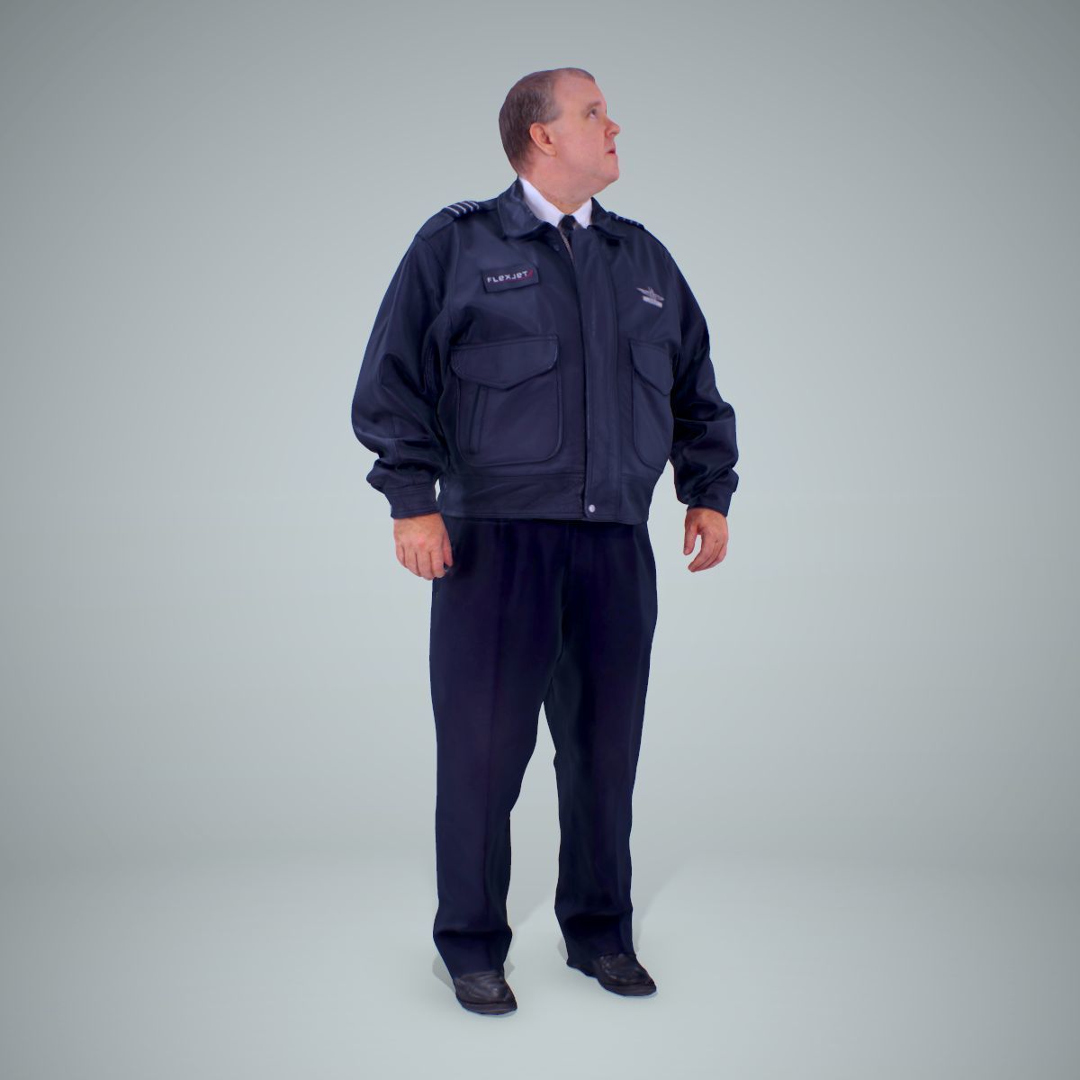 TSA Officer Man WMan0201-HD2-O02P02-S 3D model_30