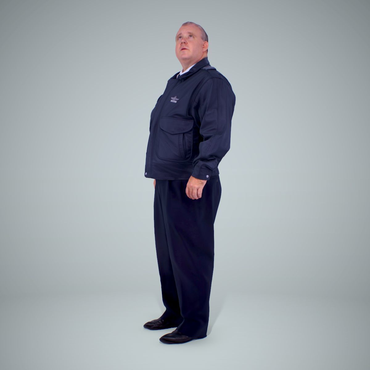 TSA Officer Man WMan0201-HD2-O02P02-S 3D model_3
