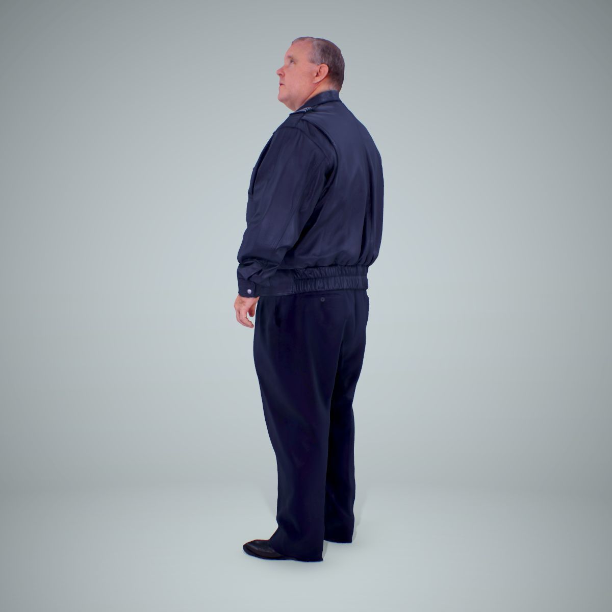 TSA Officer Man WMan0201-HD2-O02P02-S 3D model_8