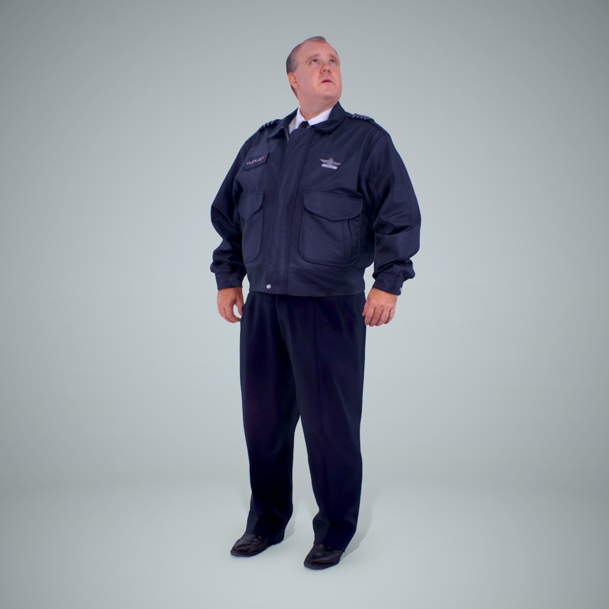 TSA Officer Man WMan0201-HD2-O02P02-S 3D model_35