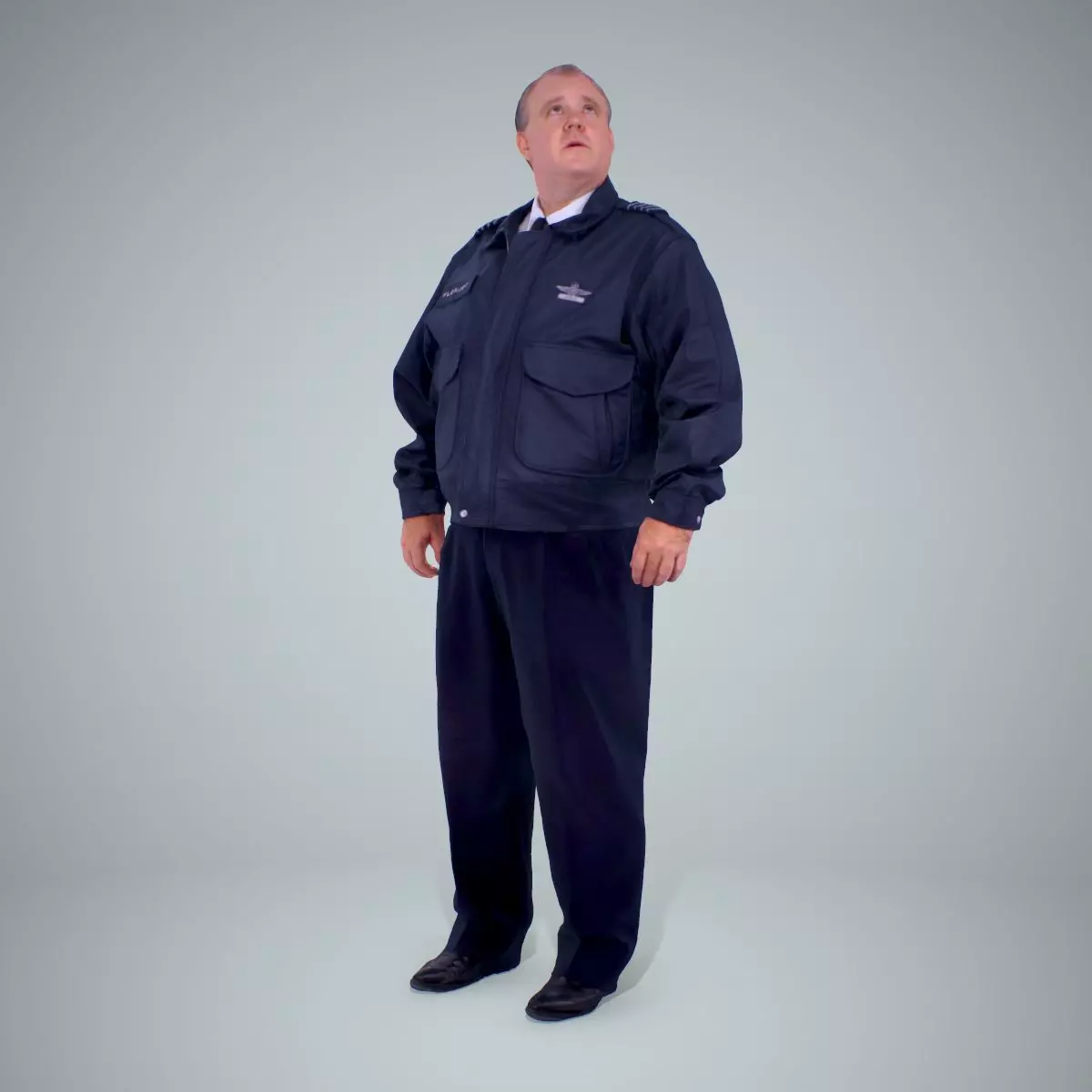 TSA Officer Man WMan0201-HD2-O02P02-S 3D model_0