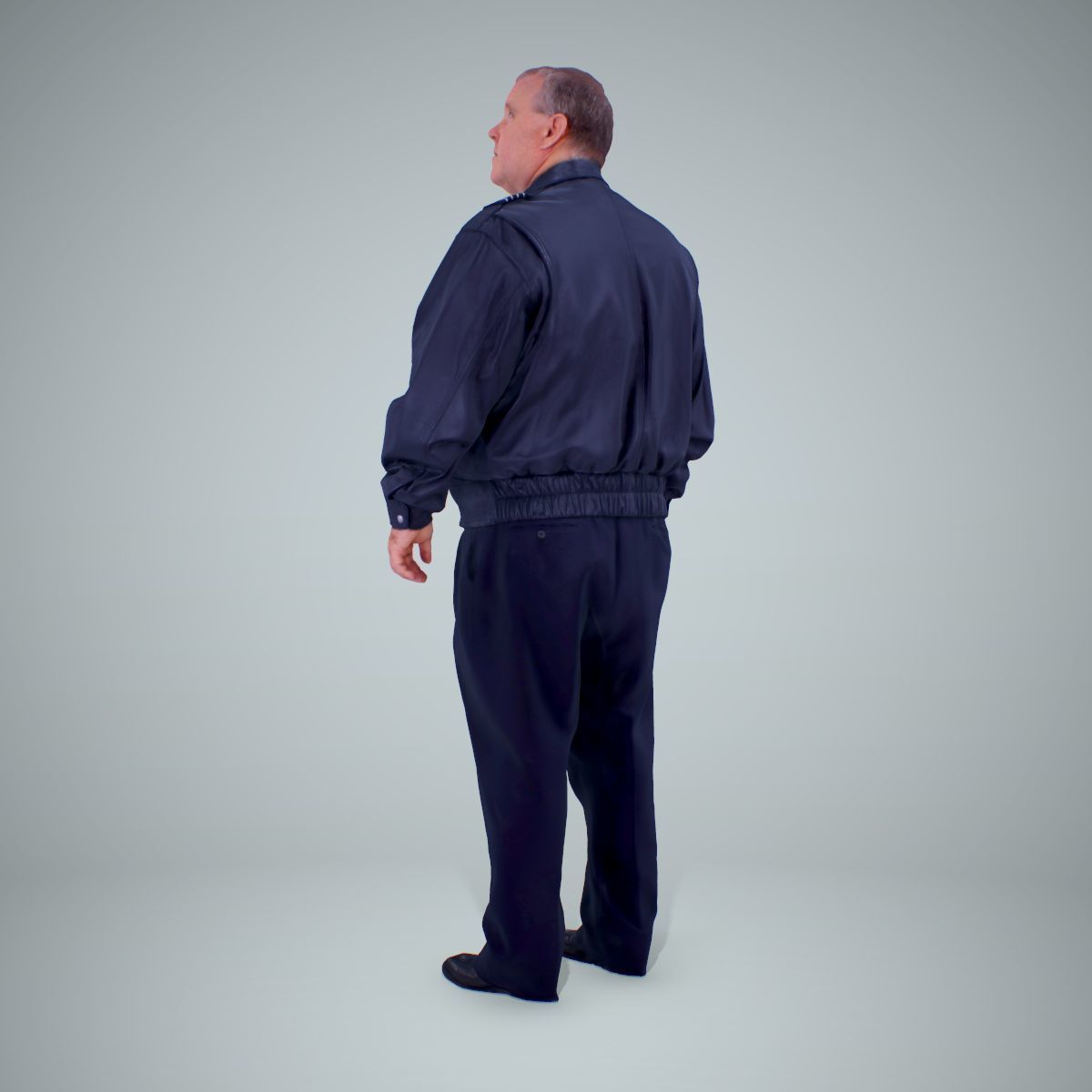 TSA Officer Man WMan0201-HD2-O02P02-S 3D model_10