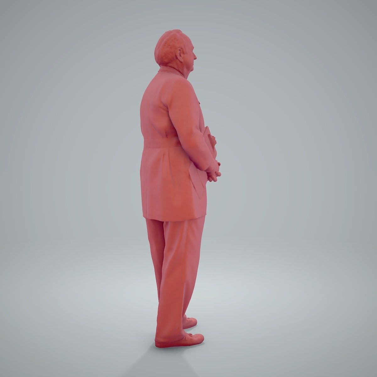 Male Old Doctor with Uniform WMan0200-HD2-O01P01-S 3D model_61