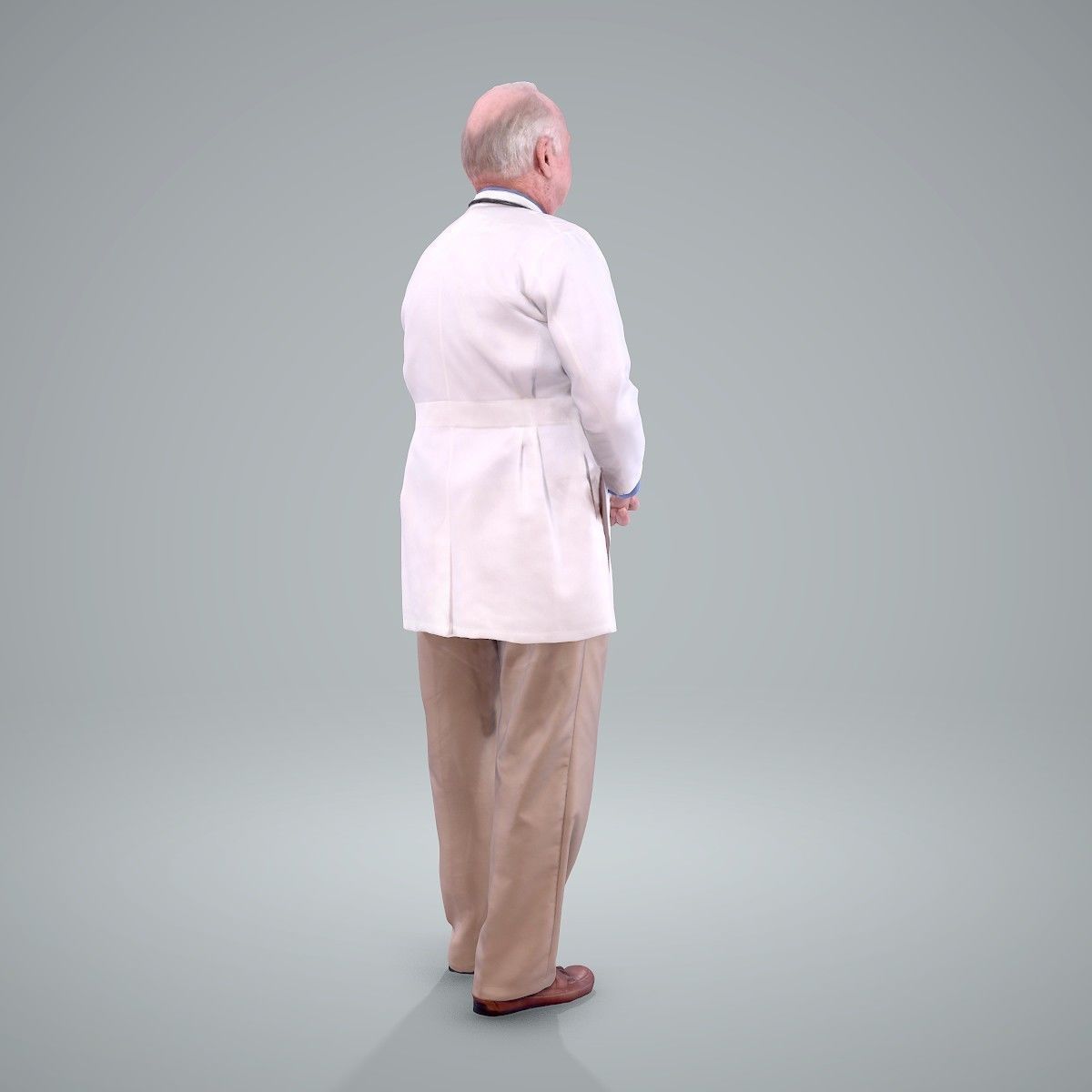 Male Old Doctor with Uniform WMan0200-HD2-O01P01-S 3D model_24