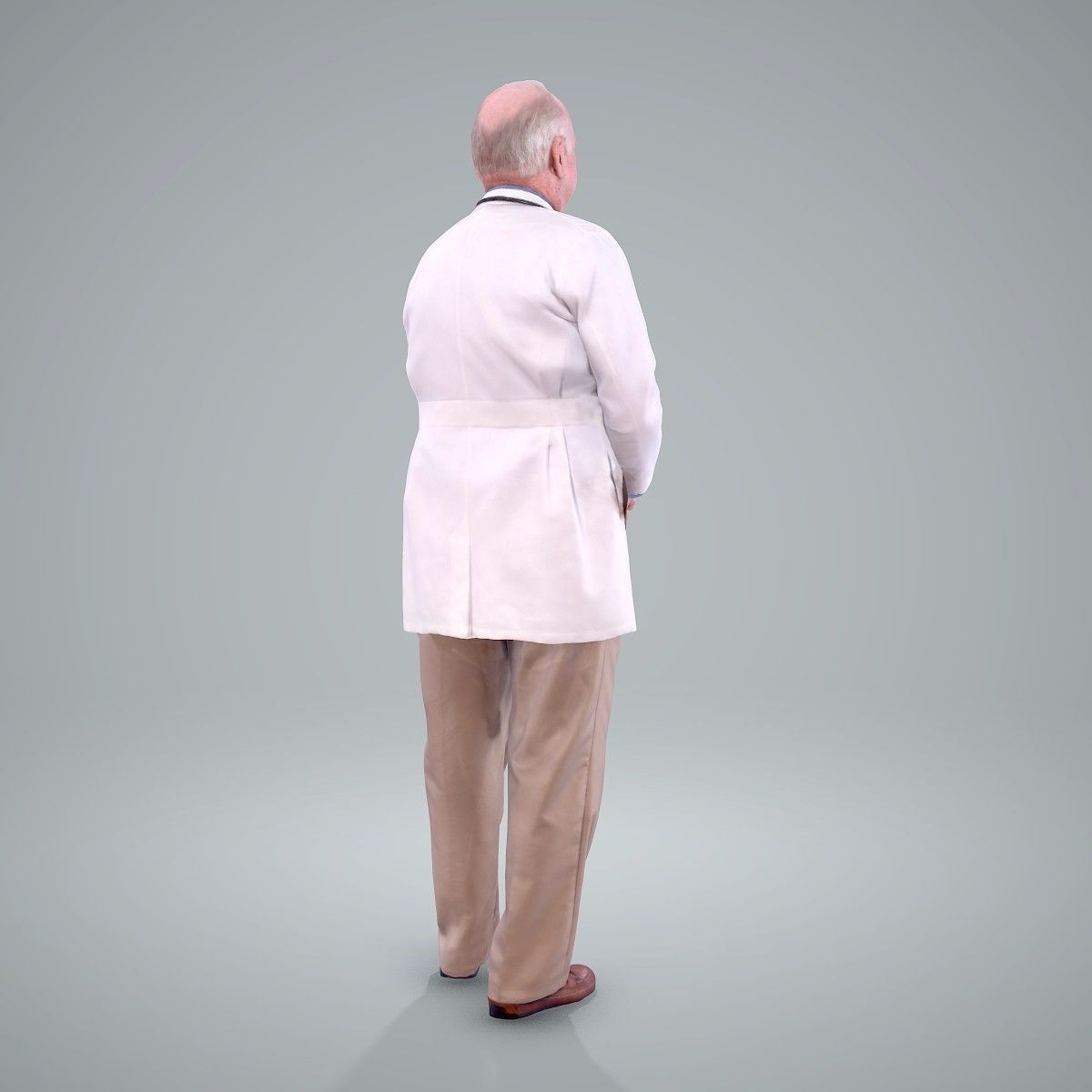 Male Old Doctor with Uniform WMan0200-HD2-O01P01-S 3D model_23