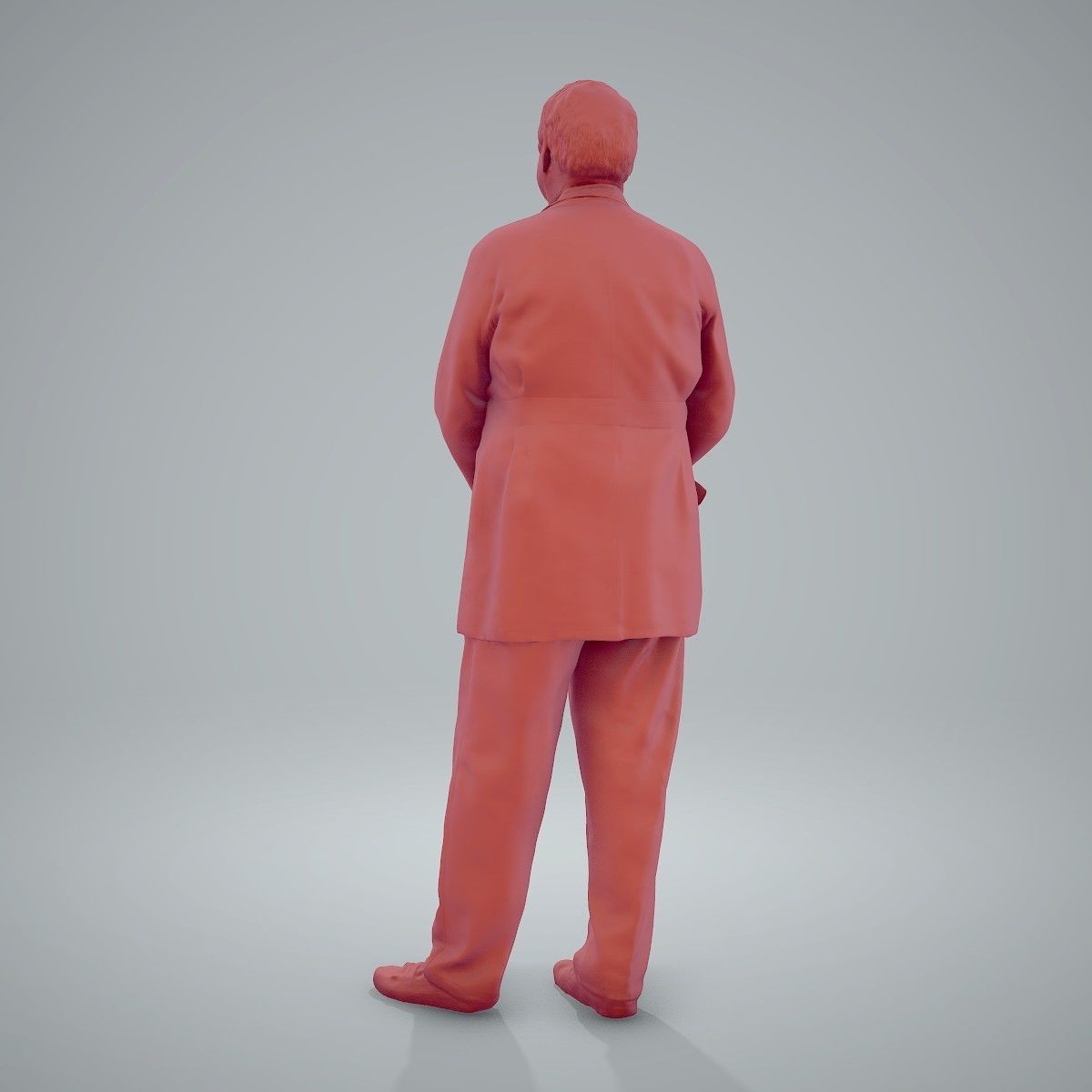 Male Old Doctor with Uniform WMan0200-HD2-O01P01-S 3D model_52