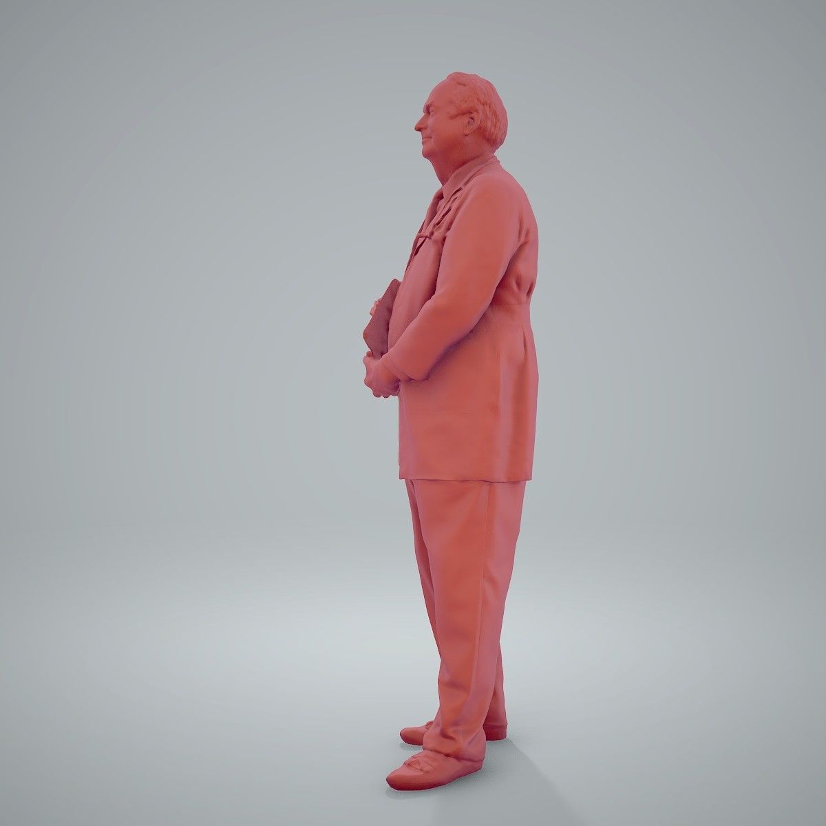 Male Old Doctor with Uniform WMan0200-HD2-O01P01-S 3D model_44