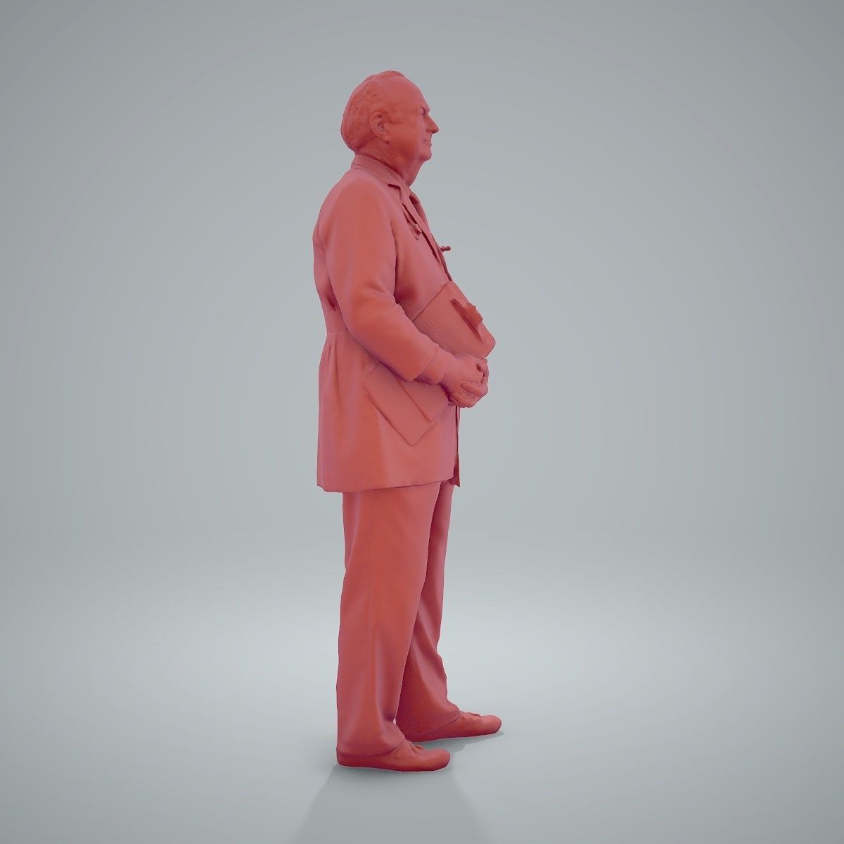 Male Old Doctor with Uniform WMan0200-HD2-O01P01-S 3D model_64