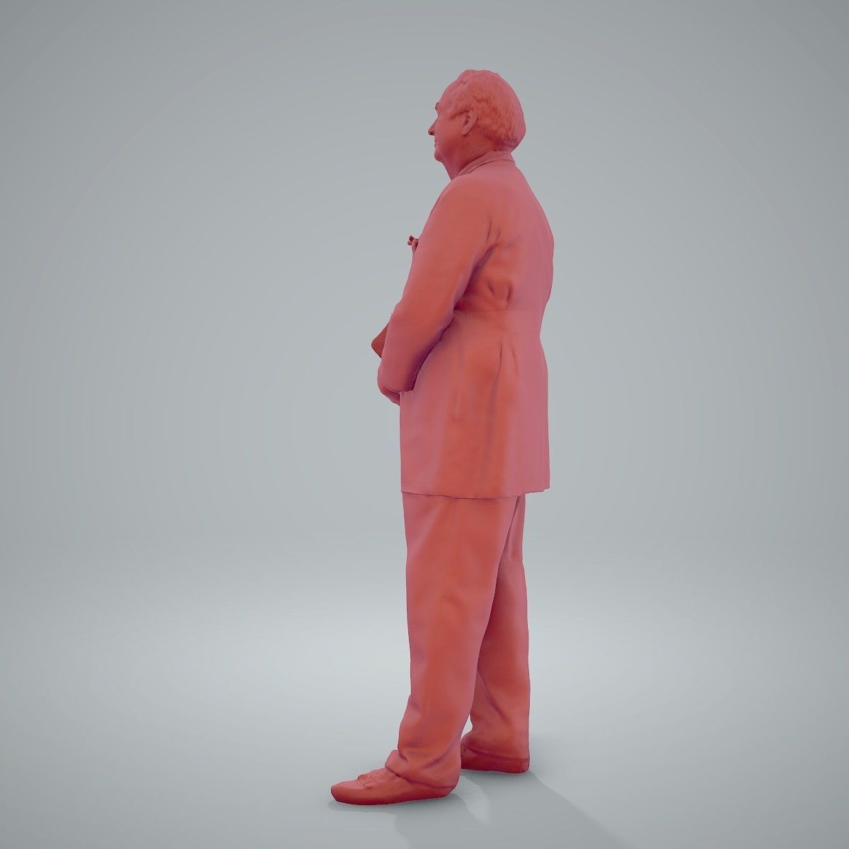 Male Old Doctor with Uniform WMan0200-HD2-O01P01-S 3D model_47