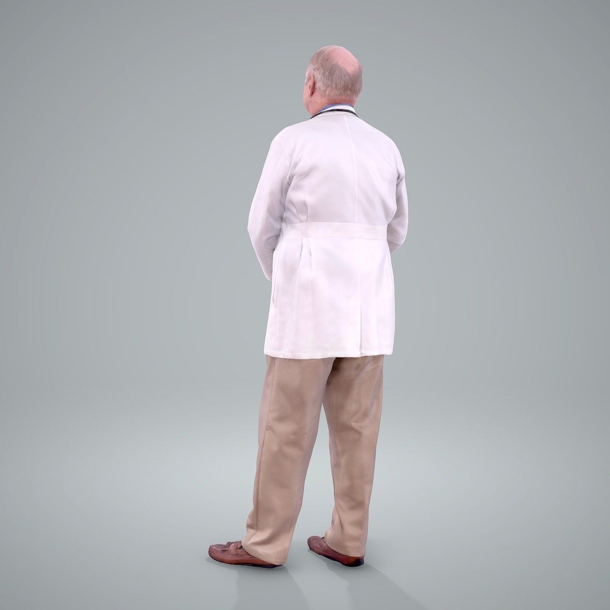 Male Old Doctor with Uniform WMan0200-HD2-O01P01-S 3D model_16