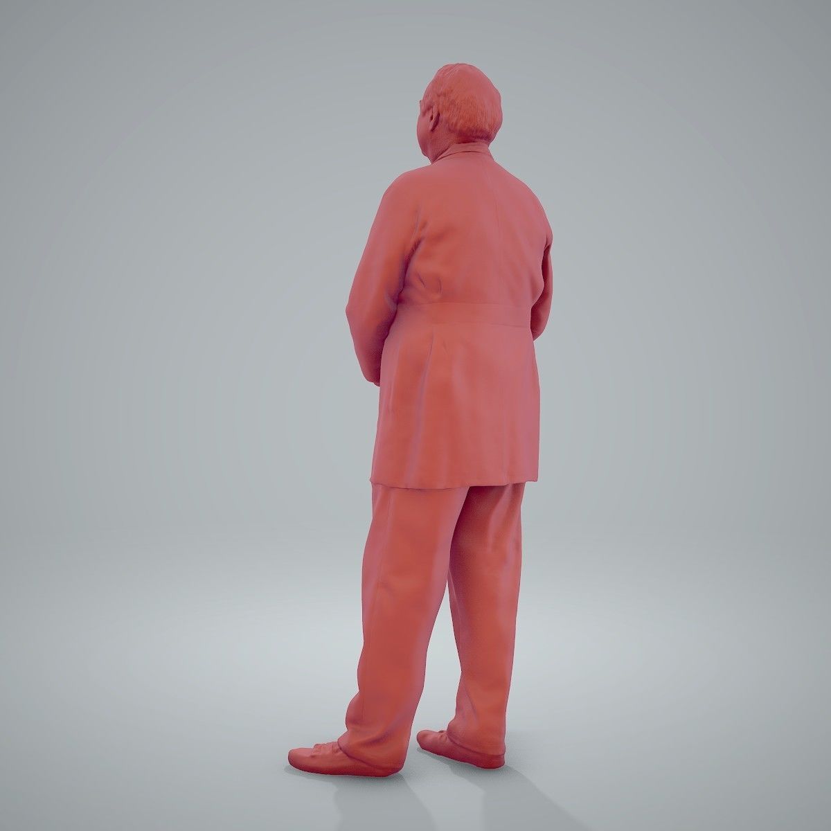 Male Old Doctor with Uniform WMan0200-HD2-O01P01-S 3D model_50