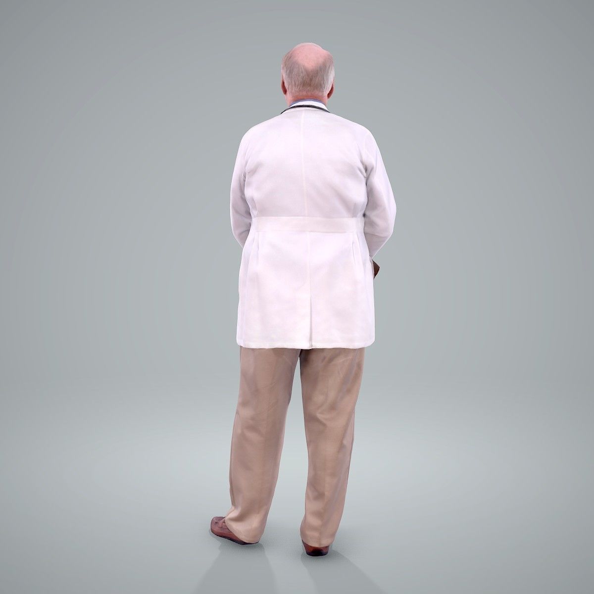 Male Old Doctor with Uniform WMan0200-HD2-O01P01-S 3D model_19