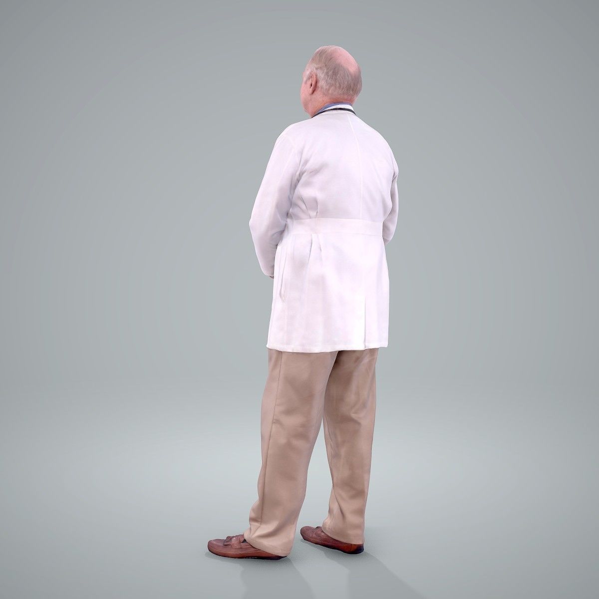 Male Old Doctor with Uniform WMan0200-HD2-O01P01-S 3D model_15