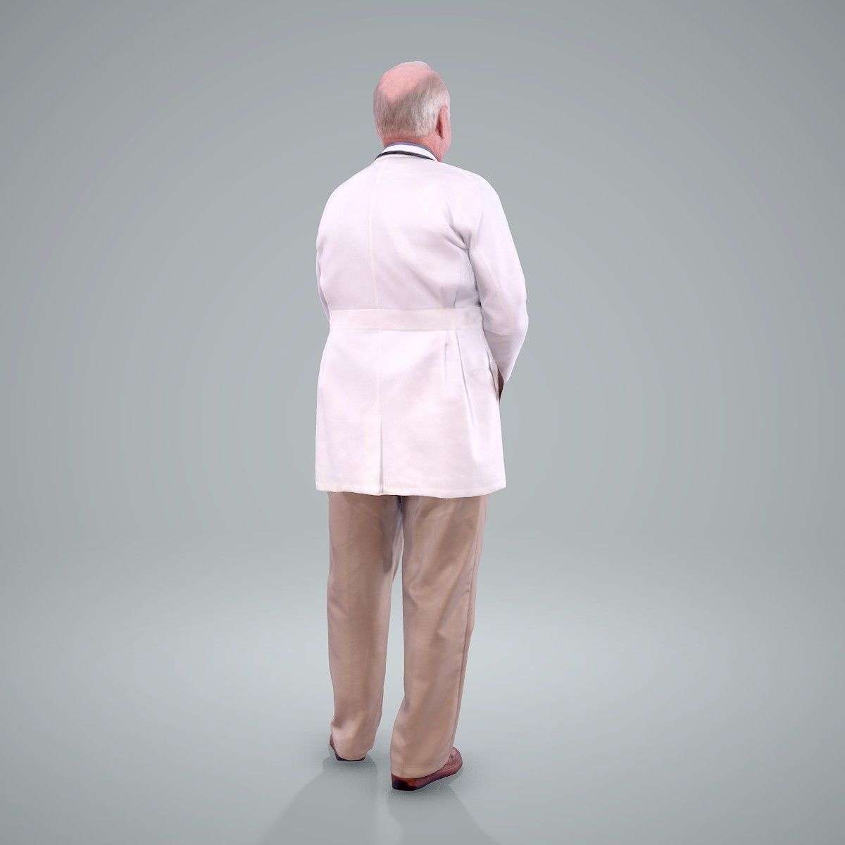 Male Old Doctor with Uniform WMan0200-HD2-O01P01-S 3D model_22