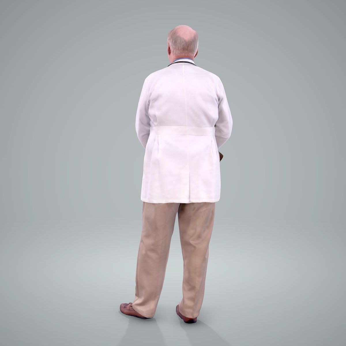 Male Old Doctor with Uniform WMan0200-HD2-O01P01-S 3D model_18