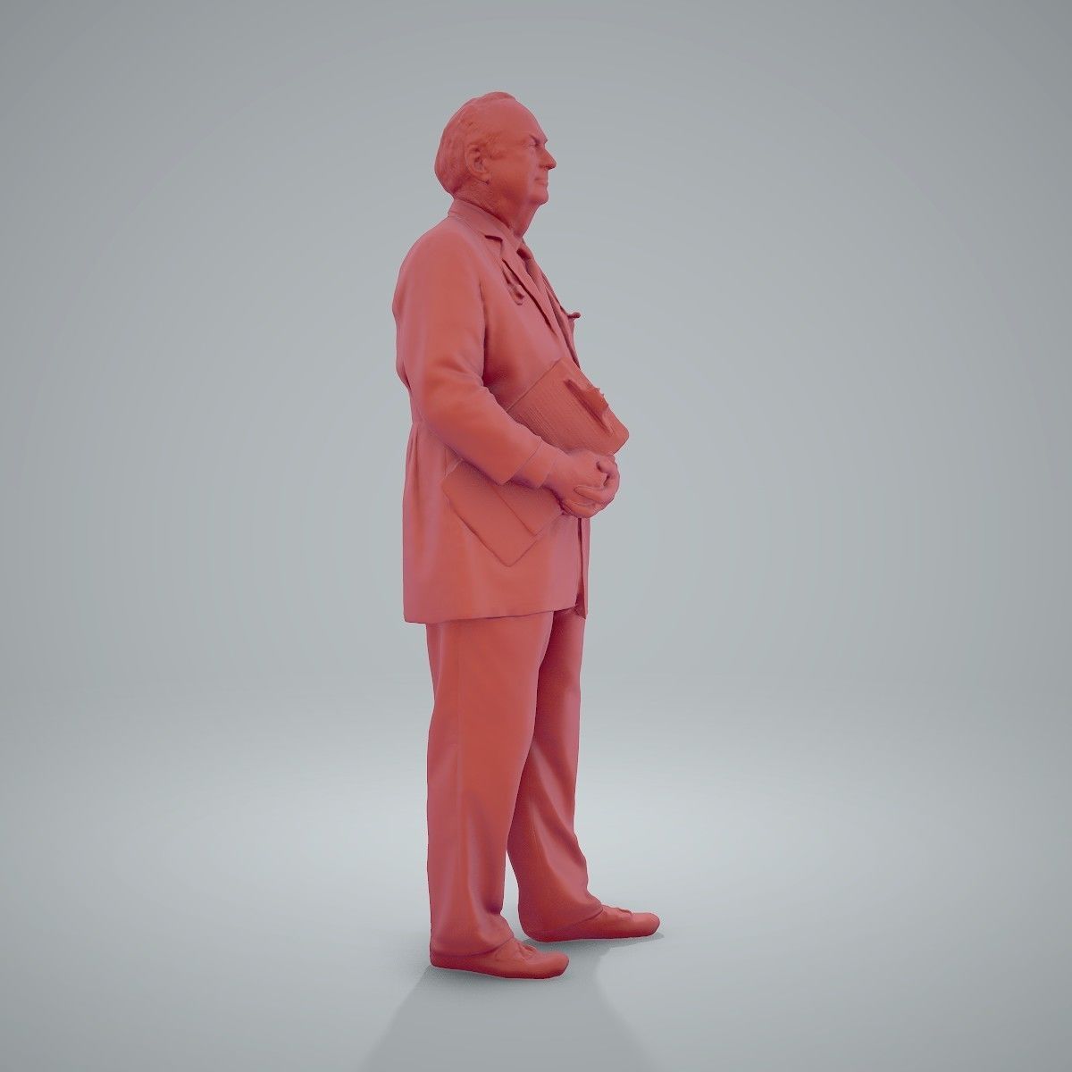 Male Old Doctor with Uniform WMan0200-HD2-O01P01-S 3D model_65
