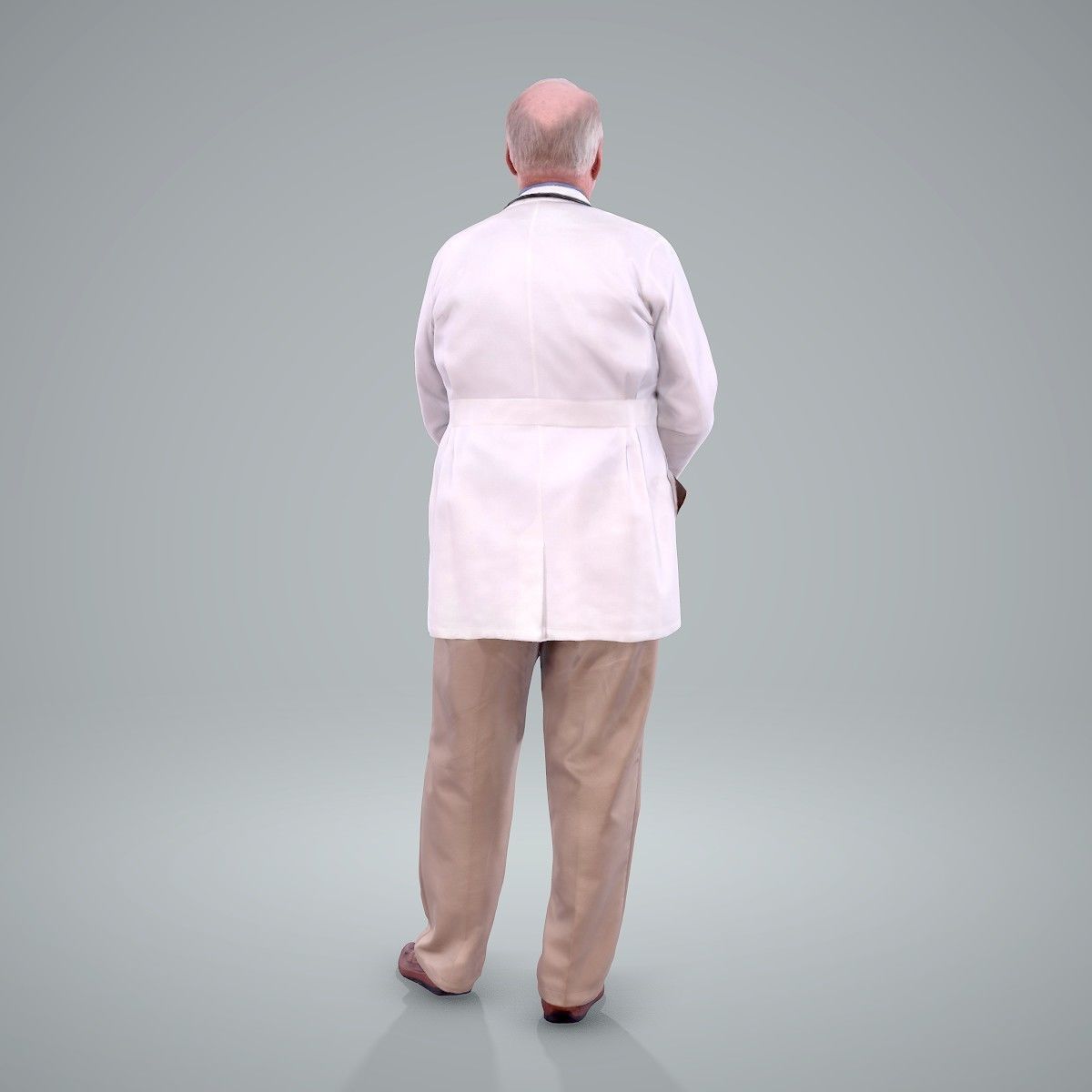 Male Old Doctor with Uniform WMan0200-HD2-O01P01-S 3D model_20