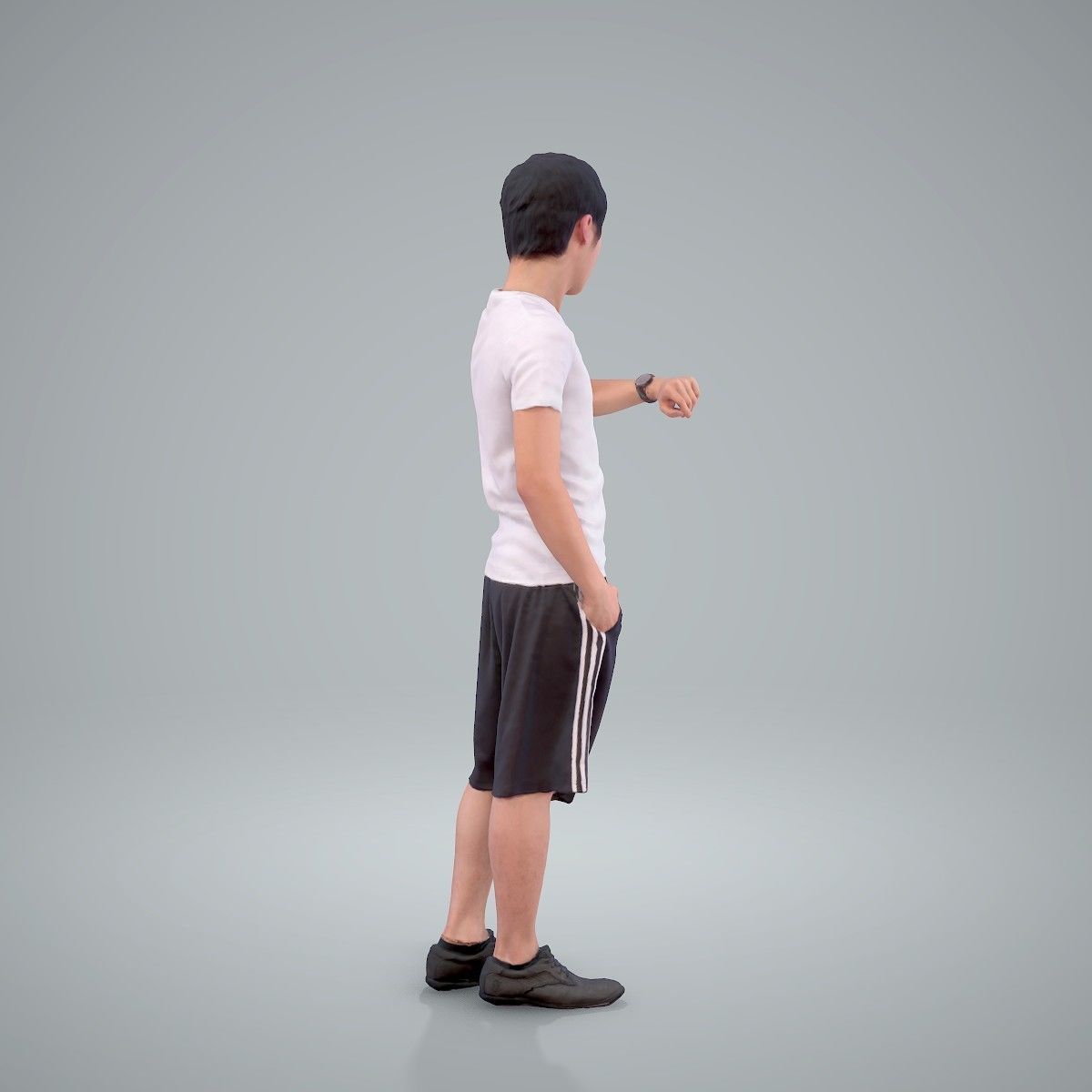 Man Looking at His Watch SMan0212-HD2-O01P01-S 3D model_23