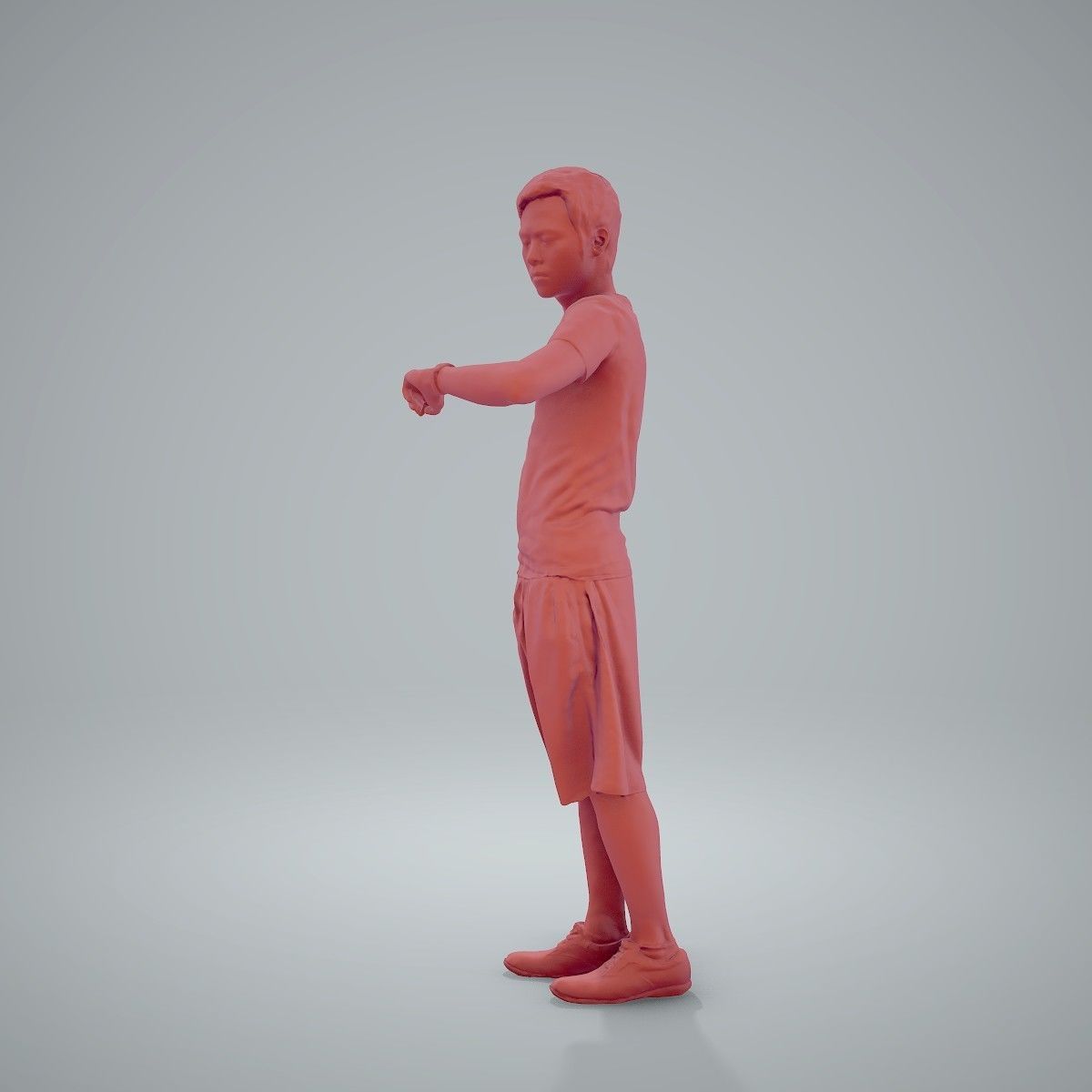 Man Looking at His Watch SMan0212-HD2-O01P01-S 3D model_41