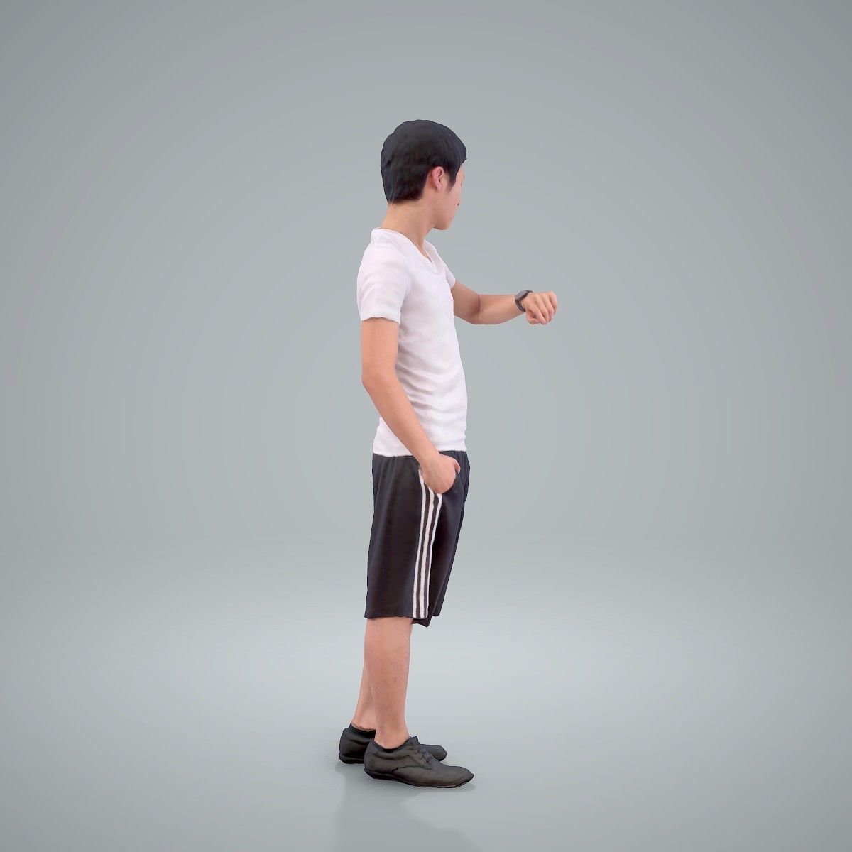 Man Looking at His Watch SMan0212-HD2-O01P01-S 3D model_25