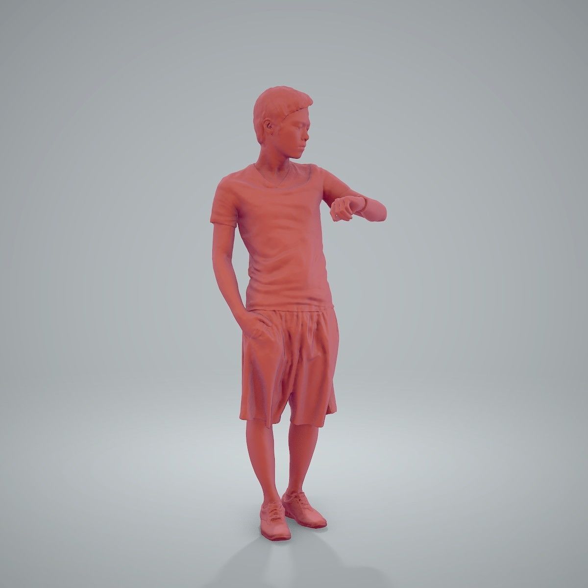 Man Looking at His Watch SMan0212-HD2-O01P01-S 3D model_66