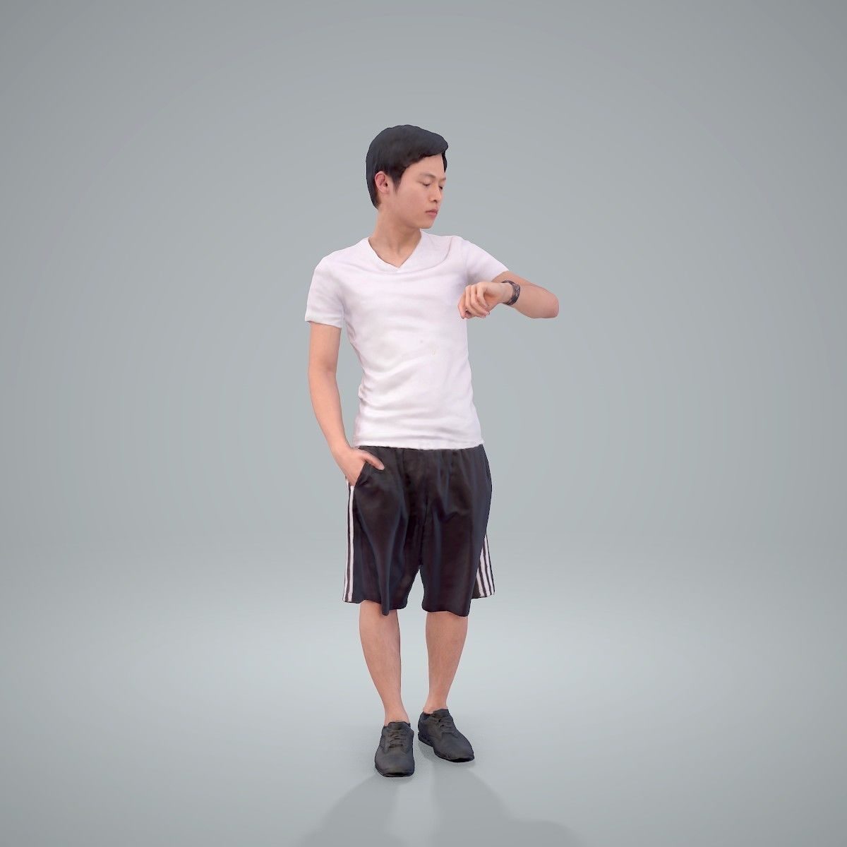 Man Looking at His Watch SMan0212-HD2-O01P01-S 3D model_32