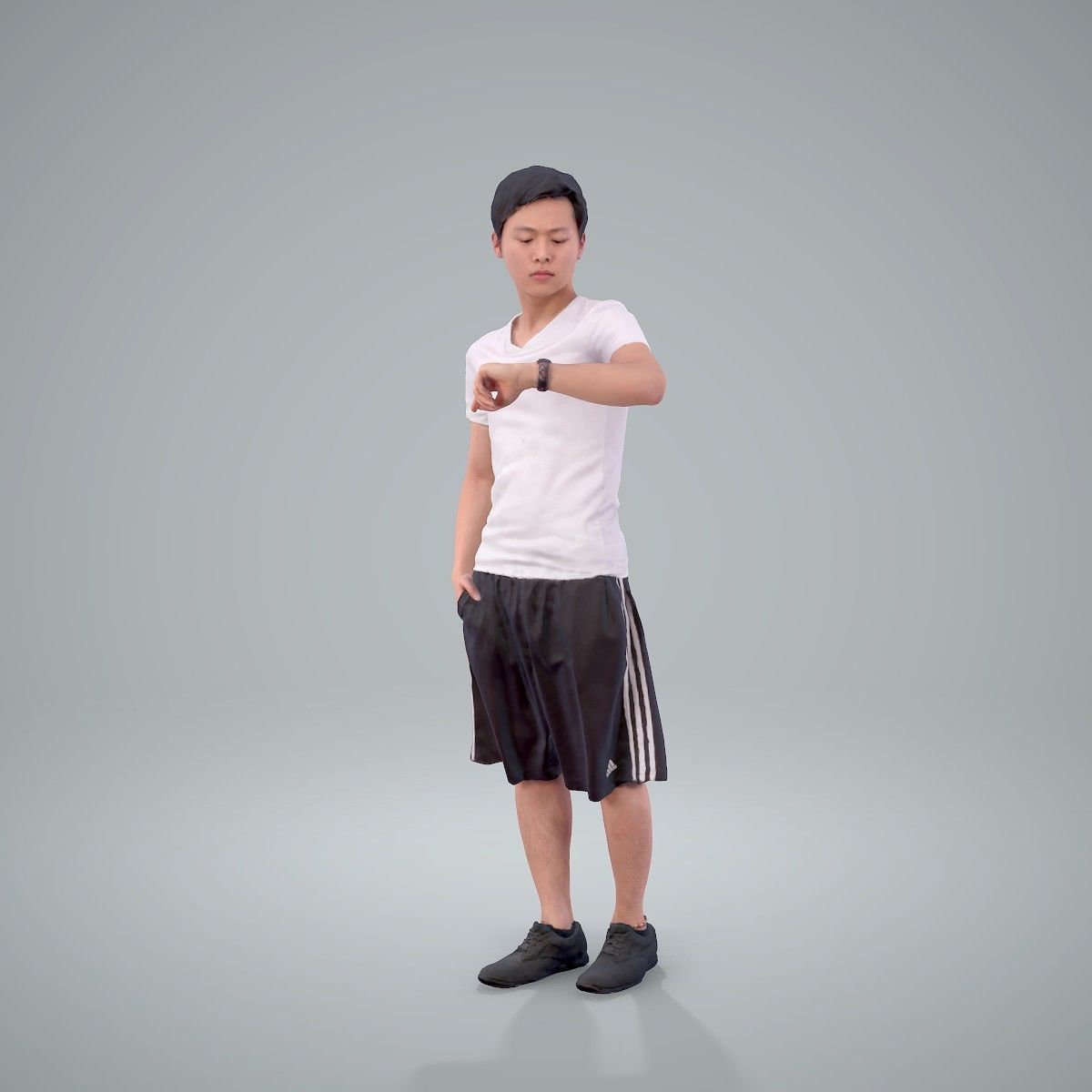 Man Looking at His Watch SMan0212-HD2-O01P01-S 3D model_1