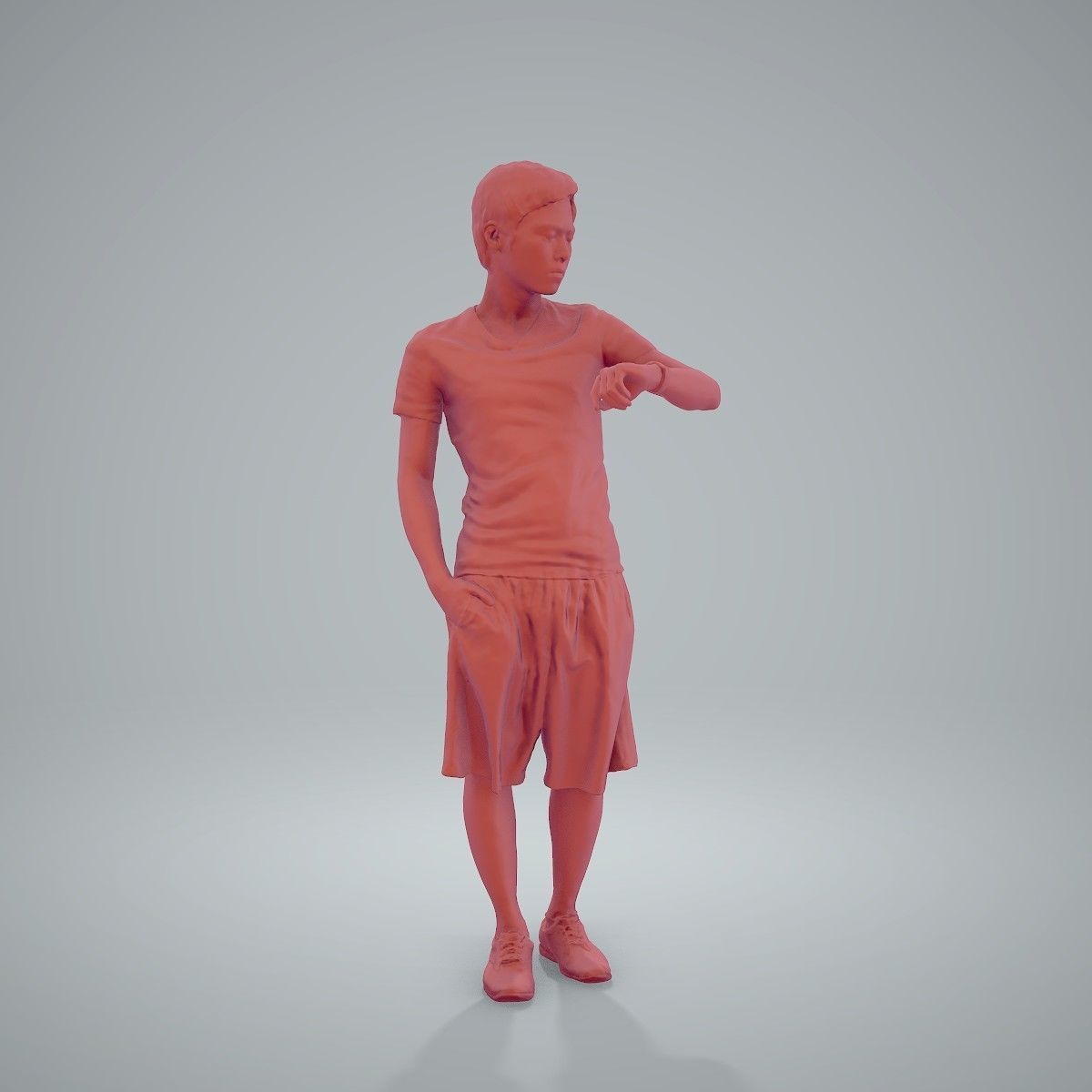 Man Looking at His Watch SMan0212-HD2-O01P01-S 3D model_67