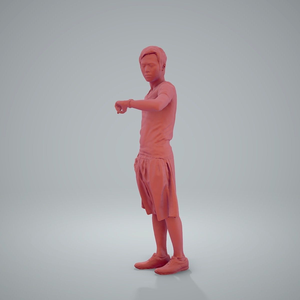 Man Looking at His Watch SMan0212-HD2-O01P01-S 3D model_39