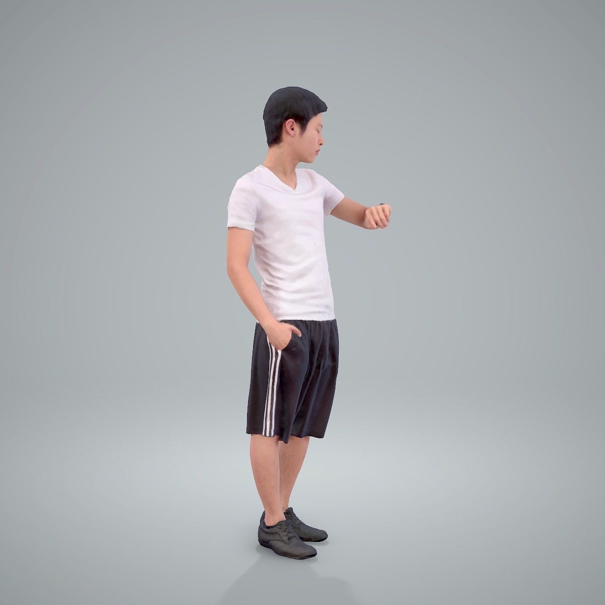 Man Looking at His Watch SMan0212-HD2-O01P01-S 3D model_28