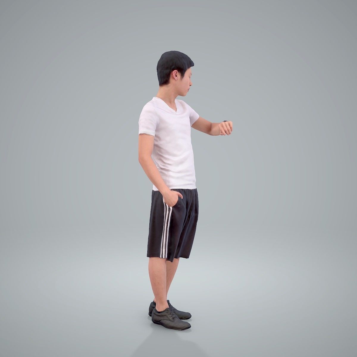 Man Looking at His Watch SMan0212-HD2-O01P01-S 3D model_27