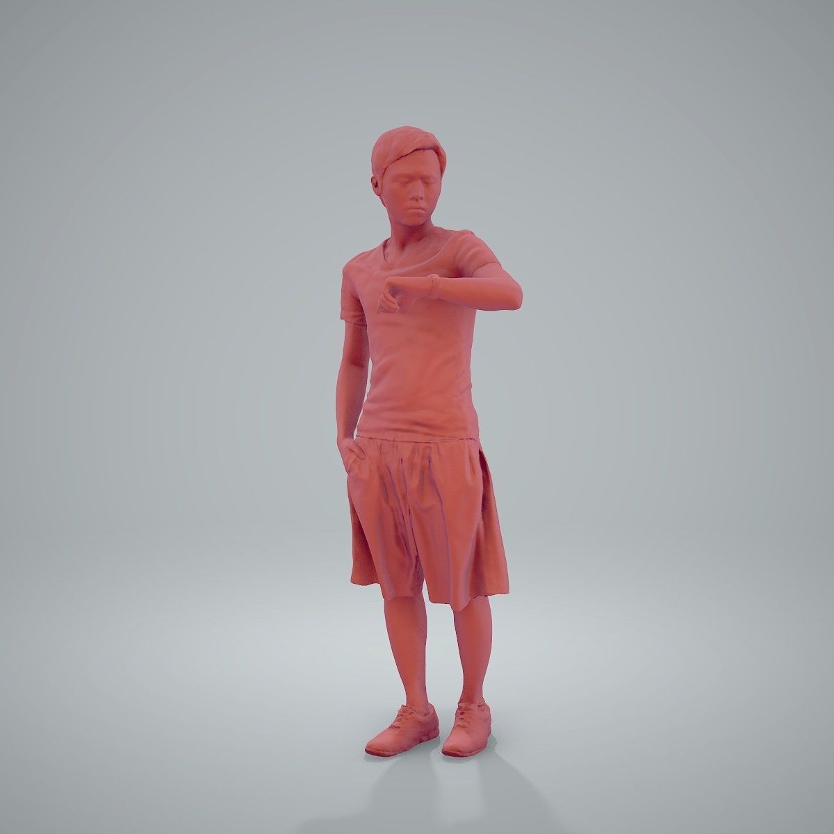 Man Looking at His Watch SMan0212-HD2-O01P01-S 3D model_71